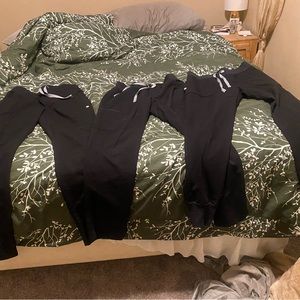 4 pairs of small FIGS Scrubs and one small FIGS Scrub top